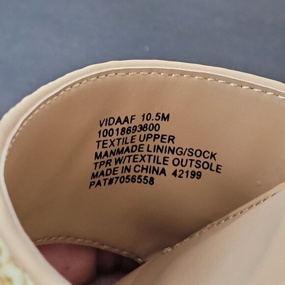 NEW Wild Pair Vidaa Ankle-Strap Patchwork Pl Natural Raffia 10.5 - Picture 6 of 10